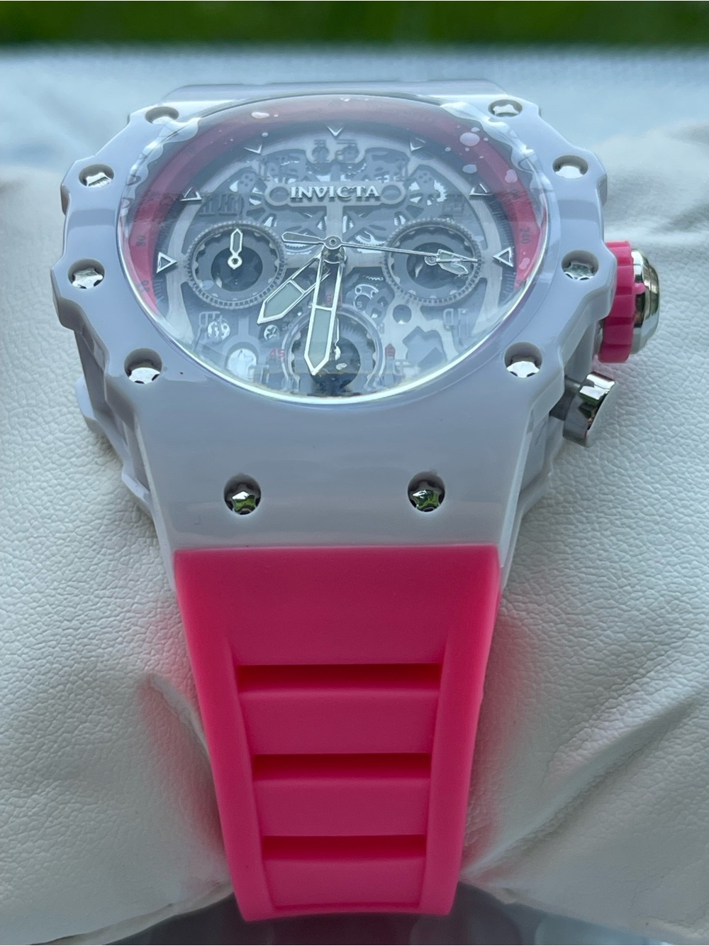 Invicta Racing Apexium Unisex Watch - 41mm, Pink (69620) - Picture 8 of 12